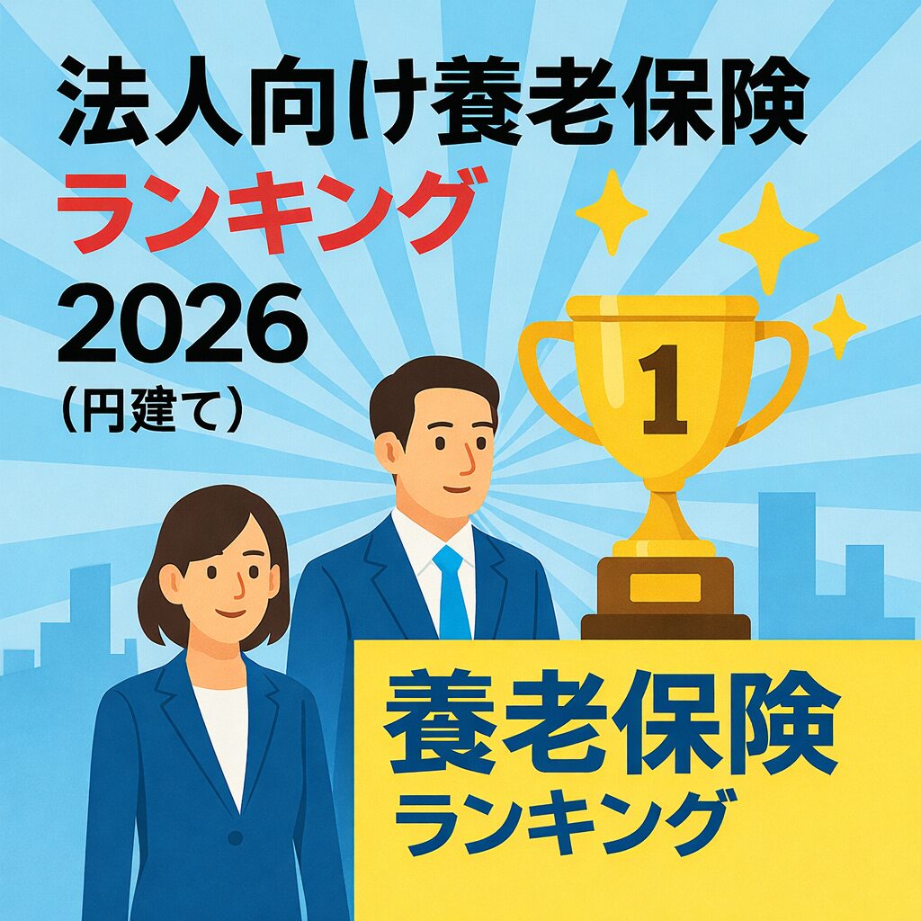 法人向け養老保険ランキング2026(円建て)